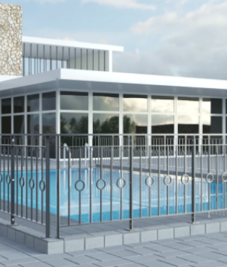 Garde-corps pour piscine, terrasse et balcons